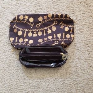 2 piece estee lauder make up bag set